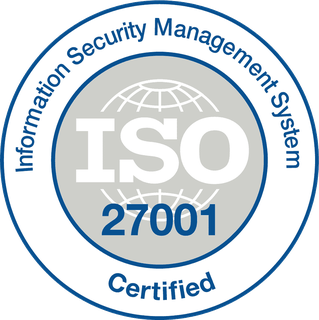 ISO/IEC 27001 certified
